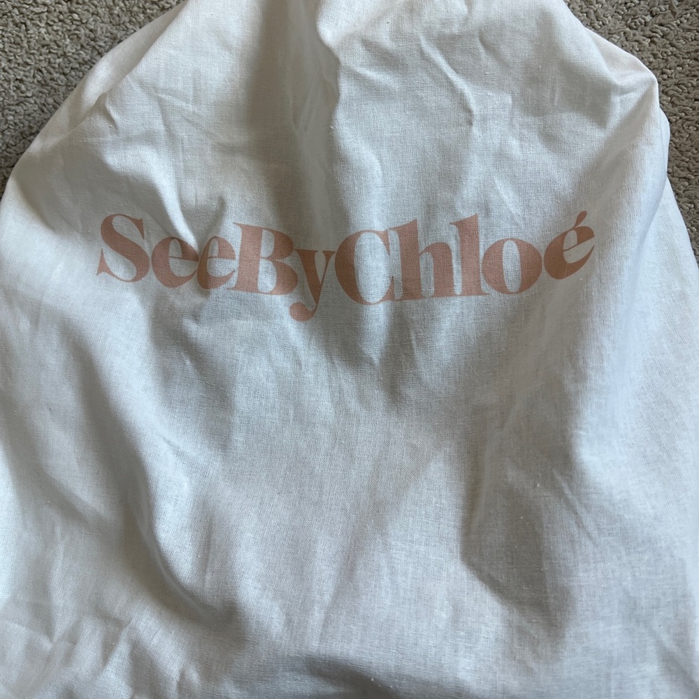 See By Chloe Denim Blue Mini Laetizia Tote Bag - Picture 13 of 13